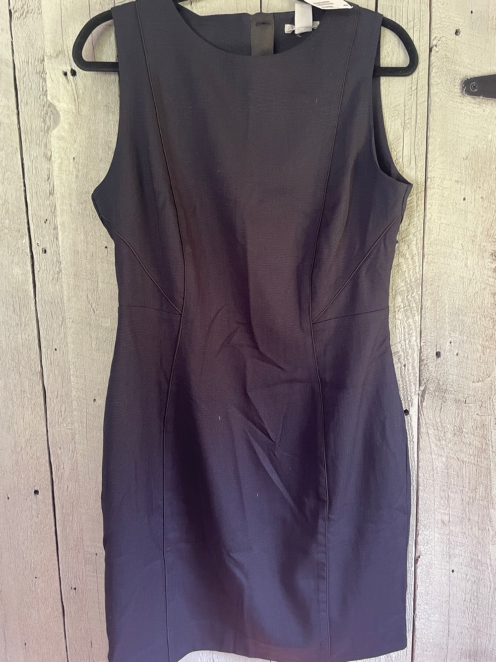 H&M Black Sleeveless Sheath Mini Dress